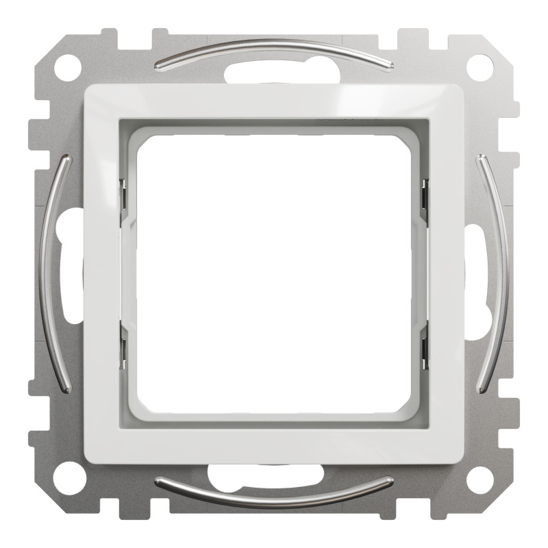 Адаптор 45х45 для Unica New б/лап белый 42х73х73mm ABS-UV [SDD111907] Sedna Design & Elements Schneider Electric
