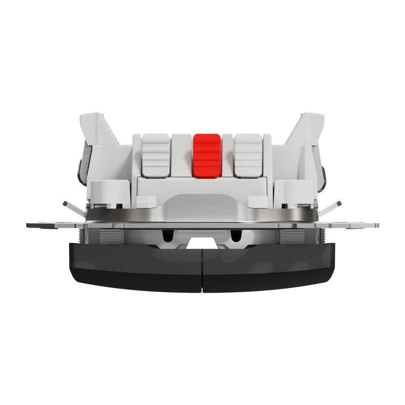 Двухклавишный выключатель черный [SDD114105] ABS-UV Sedna Design&Element Шнейдер Электрик