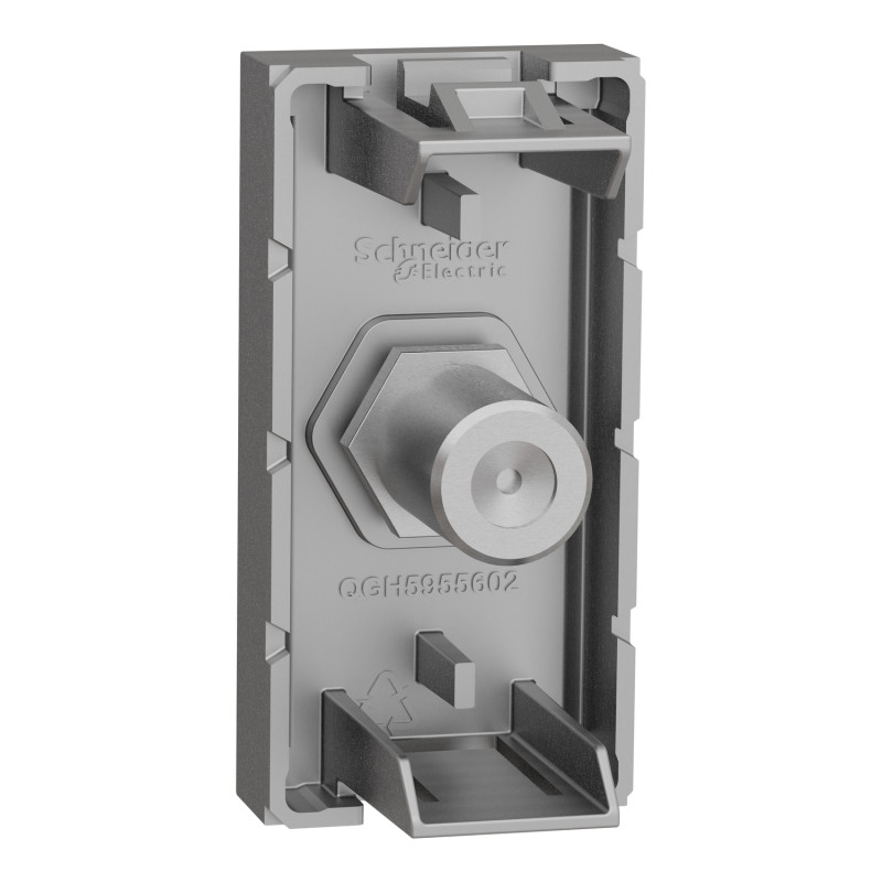 Розетка Coaxial F-type Алюминий 45х22.5х35mm ABS-UV [NU346830] Unica New Schneider Electric