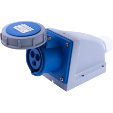 Силовая розетка 2P+PE 16А 230В стационарная IP67 синяя [i082007] E.NEXT e.socket.113.16.67