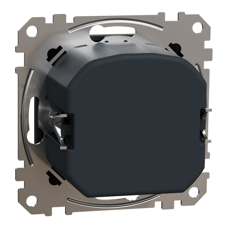 Светорегулятор поворотный LED RC 3-370 В Черный 71х46mm polyamide [SDD114501] Sedna Design & Elements Schneider Electric