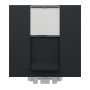 Розетка компьютерная RJ45 категория 6STP 2 модули антрацит [NU341754] ABS-UV Unica New Шнейдер Электрик