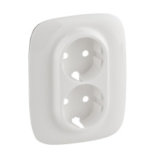 Накладка 2х2к+З розетки Valena Allure белая [754955] Legrand