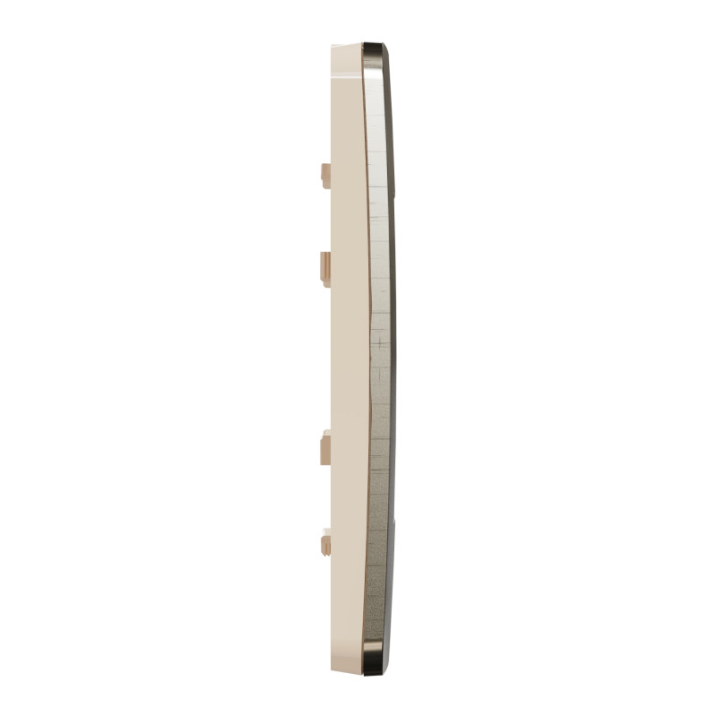 Рамка 1-пост. Матовая бронза/беж 85х85х10mm Поликарбонат [NU280251M] Unica New Schneider Electric