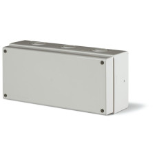 Корпус 256x150x115мм с глухой крышкой IP66 серый [DIS6721101] Quadro ДКС