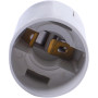 Патрон E14 56х26mm пластик білий [s9100010] e.lamp socket.E14.pl.white E.NEXT