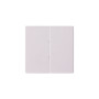 Клавіша подвійна 61x61x8мм біла [ins0040017] e.lux.11021L.pn.white E.NEXT