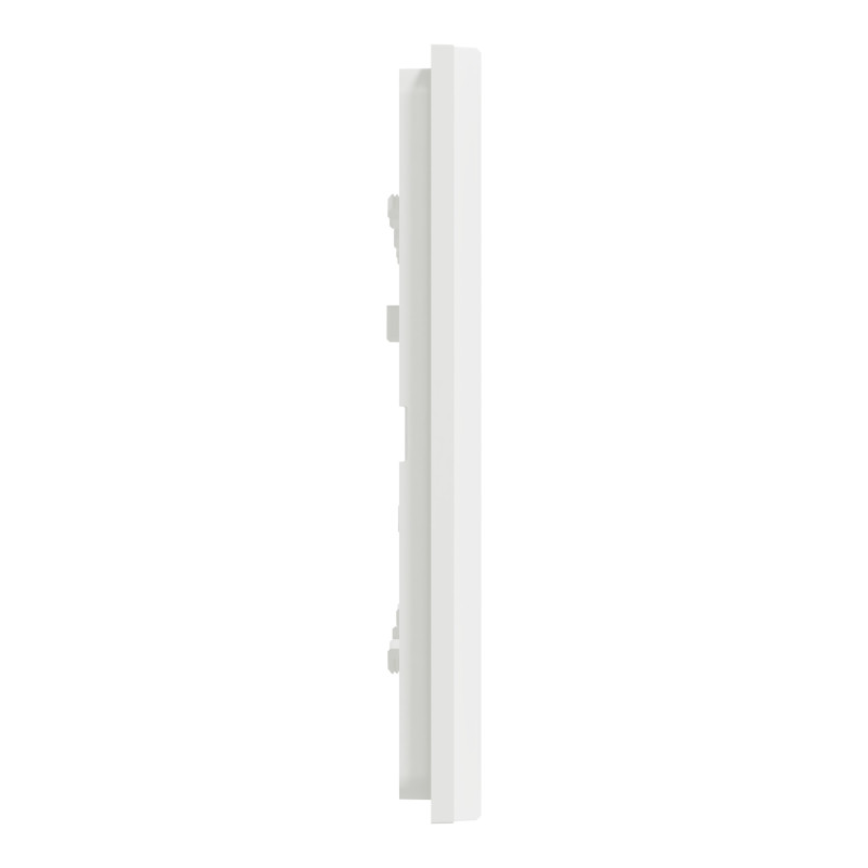 Рамка 3-постовая 85x234x10,25mm матовый белый [NU600679] PC Unica Deco Signature Шнейдер Електрік