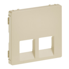 Накладка Rj11/Rj45 розетки Valena Life слоновая кость [755421] Legrand