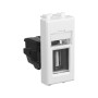 USB Розетка 2,1А 5В Hiperline 1 модуль білий [4400401] ДКС Avanti
