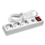 Сетевой фильтр-удлинитель 3 гнезда 2м с з/к 2xUSB Type A с выключателем [4260642634797] EE-103USB-2M EUROELECTRIC