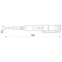 Викрутка-індикатор 3,5x140мм прямий SL 70-250V AC/DC [t001108] e.tool.test08 E.NEXT