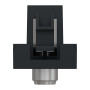 Розетка Coaxial F-type Чорний 45х22.5х35mm ABS-UV [NU346854] Unica New Schneider Electric