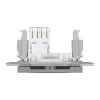 Розетка комп'ютерна RJ45 UTP кат.6 Asfora алюміній ABS [EPH4700161] Електрик шнейдер
