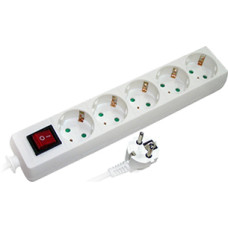 Удлинитель 5м с з/к 5 гнезд с выключателем baby protect [s042020] e.es.5.5.z.s.b 5 E.NEXT