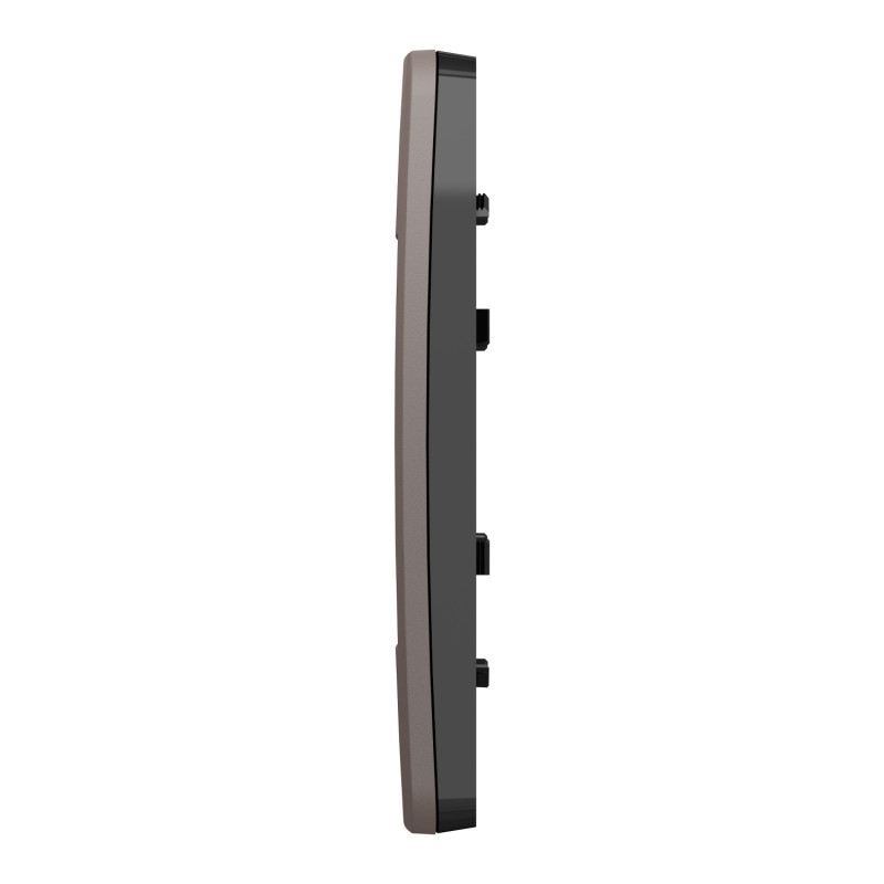 Рамка 1-постовая шоколад/антрацит [NU280217] ABS-UV Unica New Шнейдер Электрик