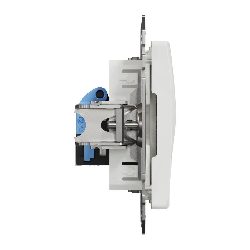 Компьютерная розетка RJ45 CAT6 UTP Белый 73х73х35mm ABS-UV [SDD111461] Sedna Design & Elements Schneider Electric