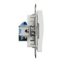 Компьютерная розетка RJ45 CAT6 UTP Белый 73х73х35mm ABS-UV [SDD111461] Sedna Design & Elements Schneider Electric