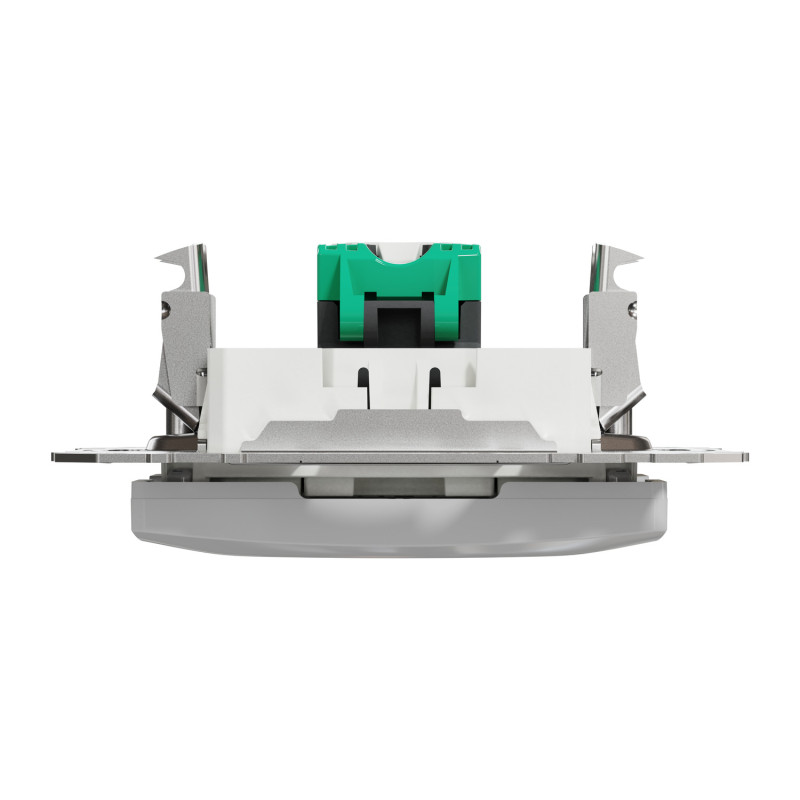 Один разъем RJ45 кат.5E UTP алюминий [SDD113451] ABS-UV Sedna Design&Element Шнейдер Электрик