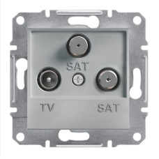 TV-SAT-SAT розетка конечная Asfora алюминий ABS [EPH3600161] Шнейдер Электрик