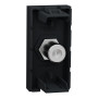Розетка Coaxial F-type Чорний 45х22.5х35mm ABS-UV [NU346854] Unica New Schneider Electric