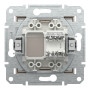Розетка компьютерная RJ45 UTP кат.5Е Asfora бронза ABS [EPH4300169] Шнейдер Электрик