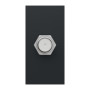 Розетка Coaxial F-type Чорний 45х22.5х35mm ABS-UV [NU346854] Unica New Schneider Electric