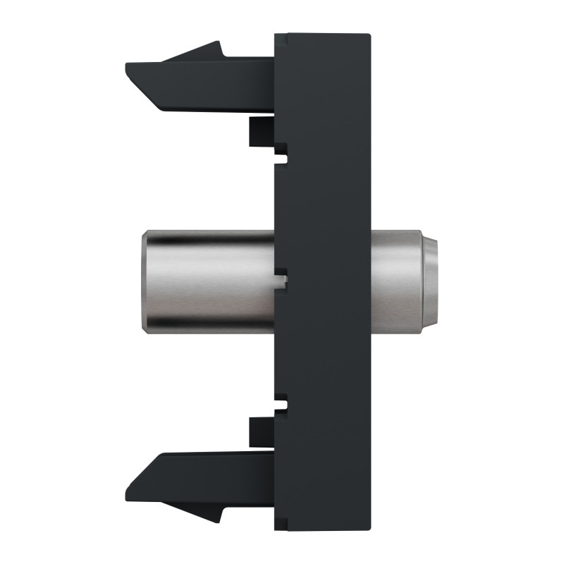 Розетка Coaxial F-type Чорний 45х22.5х35mm ABS-UV [NU346854] Unica New Schneider Electric