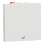 Выключатель 10А Белый 45х45х34.25mm ABS-UV [NU320618C] Unica New Schneider Electric
