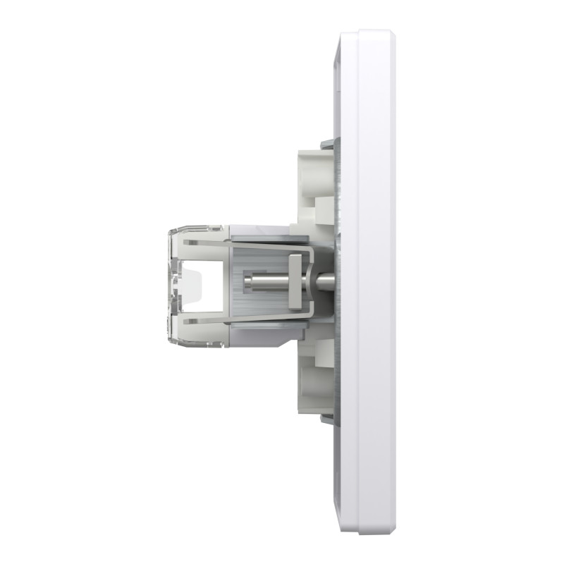 Розетка комп'ютерна з рамкою RJ45 кат.5Е Asfora біла ABS [EPH4900121] Шнейдер Електрік