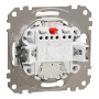 Двухклавишный выключатель с LED подсветкой белый [SDD111105L] ABS-UV Sedna Design&Element Шнейдер Электрик
