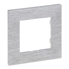Рамка 1-постова NILOE STEP фактурний алюміній [863891] Legrand