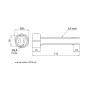 Патрон GU10 25х28mm керамічний [s9100011] e.lamp socket.gu10.cer E.NEXT