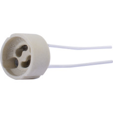 Патрон GU10 25х28mm керамический [s9100011] e.lamp socket.gu10.cer E.NEXT