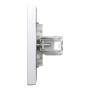 Розетка комп'ютерна з рамкою RJ45 кат.5Е Asfora біла ABS [EPH4900121] Шнейдер Електрік