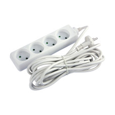 Удлинитель 5м без з/к 4 гнезда без выключателя baby protect [s042063] e.es.4.5.b E.NEXT