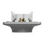 Двойная розетка 2P+E с заземлением алюминий [SDD313221] ABS-UV Sedna Design&Element Шнейдер Электрик