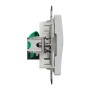 Один разъем RJ45 кат.5E UTP алюминий [SDD113451] ABS-UV Sedna Design&Element Шнейдер Электрик