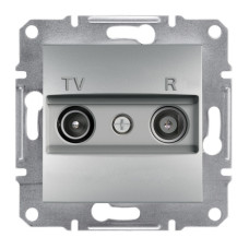 TV/R розетка конечная Asfora алюминий ABS [EPH3300161] Шнейдер Электрик