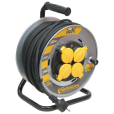 Катушка ук30*2Р+PЕ/30м КГ 3х1,5мм 2 ip44 Professional, [wkp16-16-04-30-44]