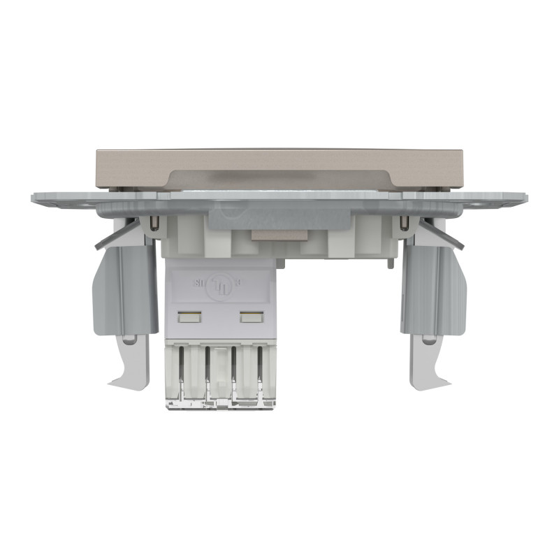 Розетка компьютерная RJ45 UTP кат.5Е Asfora бронза ABS [EPH4300169] Шнейдер Электрик