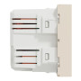Розетка USB подвійна 2.1А 2 бежева модуля [NU341844] PC Unica New Шнейдер Електрік
