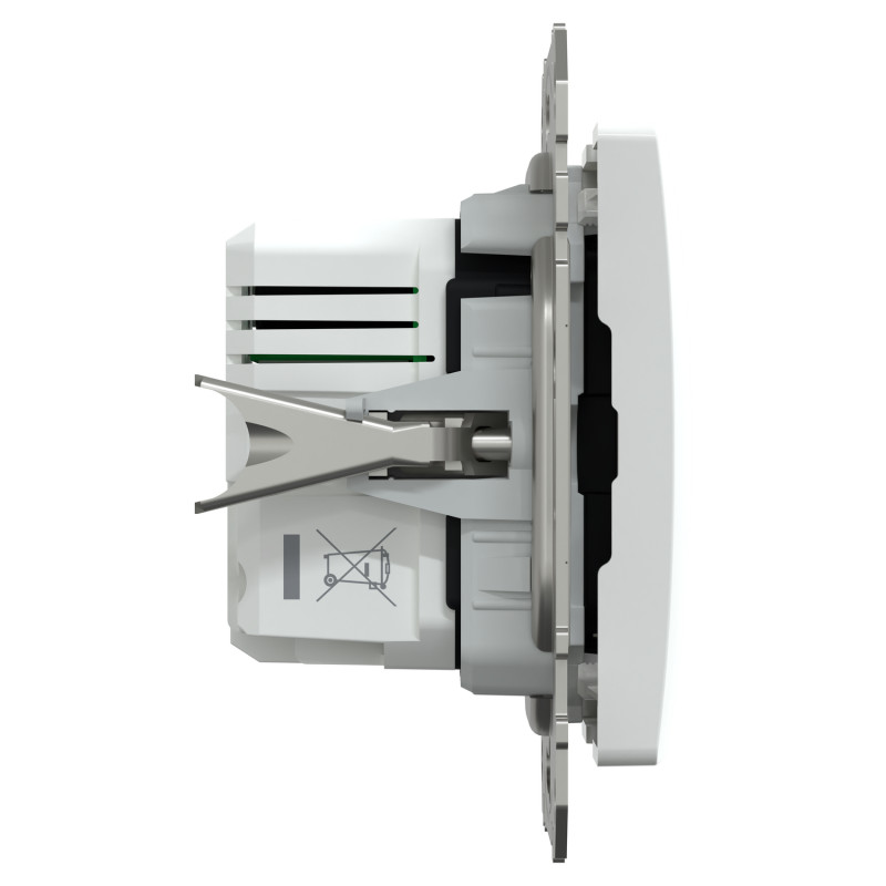 USB-розетка тип A+C 3А 21Вт белый 73x73x44mm ABS+PC [SDD111405] Sedna Design & Elements Schneider Electric