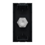 Розетка Coaxial F-type Чорний 45х22.5х35mm ABS-UV [NU346854] Unica New Schneider Electric