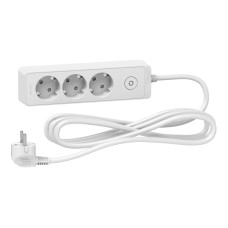 Удлинитель 3м с з/к 3 гнезда [ST9433W] UNICA EXTEND Schneider Electric