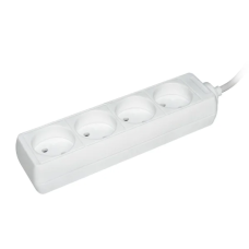Удлинитель 5м 4 гнезда 2P 10А [WYP10-06-04-05-N-U] П4 STANDART UEC