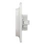 Розетка двойная со шторками белый 83х83х42mm ABS [NU206318] Unica New Schneider Electric