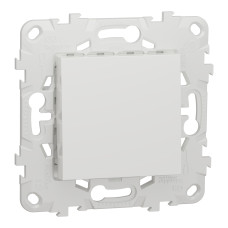 Выключатель 1-клавишный Белый 74.5х74.5х21.15mm PC [NU520118] Unica New Schneider Electric