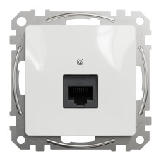 Компьютерная розетка RJ45 CAT6 UTP Белый 73х73х35mm ABS-UV [SDD111461] Sedna Design & Elements Schneider Electric