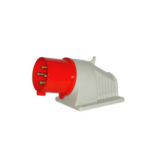 Силовая вилка 3P+PE 32А 400В стационарная IP44 красная [3643-220] E.NEXT